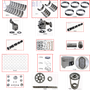 Enginetech MKF460EP Master Engine Rebuild Kit for 1986-1987 Ford 460 7.5L V8 .040" Over Bore (4.400")