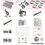 Enginetech MKF460CP Master Engine Rebuild Kit for 1992-1992 Ford 460 7.5L V8 .030" Over Bore (4.390")