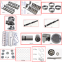 Enginetech MKJ258C Master Engine Rebuild Kit for 1982-1982 Jeep 258 4.2L V6 .040" Over Bore (3.790")