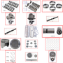 Enginetech MKJ258B Master Engine Rebuild Kit for 1981-1981 Jeep 258 4.2L V6 .060" Over Bore (3.810")