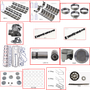 Enginetech MKJ258C Master Engine Rebuild Kit for 1982-1982 Jeep 258 4.2L V6 .060" Over Bore (3.810")