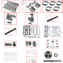 Enginetech MKF429A Master Engine Rebuild Kit for 1968-1973 Ford 429 7.0L V8 .060" Over Bore (4.420")