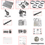 Enginetech MKF460C Master Engine Rebuild Kit for 1992-1992 Ford 460 7.5L V8 .040" Over Bore (4.400")