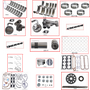 Enginetech MKP455 Master Engine Rebuild Kit for 1972-1976 Pontiac 455 7.5L V8 .040" Over Bore (4.190")