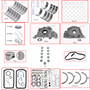 Enginetech MKTO3.0AP Master Engine Rebuild Kit for 1993-1995 Toyota 3.0L V6 .020" Over Bore (3.465")