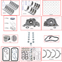 Enginetech MKTO3.0AP Master Engine Rebuild Kit for 1993-1995 Toyota 3.0L V6 .030" Over Bore (3.475")