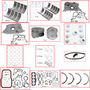 Enginetech MKTO2.2EP Master Engine Rebuild Kit for 1998-2001 Toyota 2.2L 4-Cyl .020" Over Bore (3.445")