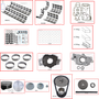 Enginetech RCC325RP Engine Rebuild Kit for 2004-2004 Isuzu 325 5.3L V8 .020" Over Bore (3.800")
