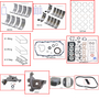 Enginetech RCCR148AP Engine Rebuild Kit for 1997-2000 Dodge 2.4L 4-Cyl .030" Over Bore (3.475")