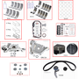 Enginetech RCCR148CP Engine Rebuild Kit for 2005-2006 Chrysler 2.4L 4-Cyl .030" Over Bore (3.475")