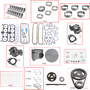 Enginetech RCCR383A Engine Rebuild Kit for 1959-1960 Dodge 6.3L V8 .040" Over Bore (4.290")