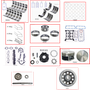 Enginetech RCCR3.8CP Engine Rebuild Kit for 1998-1999 Chrysler 3.8L V6 .040" Over Bore (3.820")