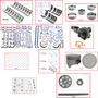 Enginetech RCCR360KP Engine Rebuild Kit for 1980-1980 Dodge 5.9L V8 Standard Bore (4.000")