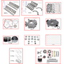 Enginetech RCCR287GP Engine Rebuild Kit for 2004-2007 Dodge 4.7L V8 .020" Over Bore (3.680")