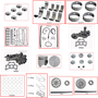 Enginetech RCCR225 Engine Rebuild Kit for 1960-1976 Dodge 3.7L V6 Standard Bore (3.400")