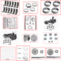 Enginetech RCCR225A Engine Rebuild Kit for 1976-1978 Dodge 3.7L V6 Standard Bore (3.400")