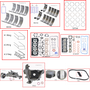 Enginetech RCCR148P Engine Rebuild Kit for 1995-1996 Chrysler 2.4L 4-Cyl .020" Over Bore (3.465")
