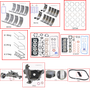 Enginetech RCCR148P Engine Rebuild Kit for 1995-1996 Chrysler 2.4L 4-Cyl .030" Over Bore (3.475")