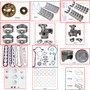 Enginetech RCF300 Engine Rebuild Kit for 1968-1985 Ford 300 4.9L V6 .060" Over Bore (4.060")