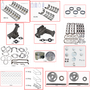 Enginetech RCF302A Engine Rebuild Kit for 1966-1972 Ford 302 5.0L V8 .040" Over Bore (4.040")