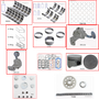 Enginetech RCF183KP Engine Rebuild Kit for 1999-1999 Ford 183 3.0L V6 .020" Over Bore (3.525")