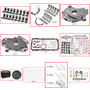Enginetech RCF281KP Engine Rebuild Kit for 2003-2003 Ford 281 4.6L V8 .030" Over Bore (3.580")