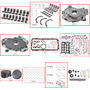 Enginetech RCF281RP Engine Rebuild Kit for 2002-2002 Ford 281 4.6L V8 Standard Bore (3.550")