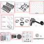 Enginetech RCF183GP Engine Rebuild Kit for 1999-2000 Ford 183 3.0L V6 .020" Over Bore (3.525")