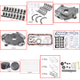 Enginetech RCF281NP Engine Rebuild Kit for 2001-2003 Ford 281 4.6L V8 Standard Bore (3.550")