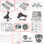 Enginetech RCF302C Engine Rebuild Kit for 1977-1983 Ford 302 5.0L V8 .020" Over Bore (4.020")