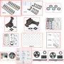 Enginetech RCF302MP Engine Rebuild Kit for 1991-1995 Ford 302 5.0L V8 .030" Over Bore (4.030")