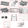 Enginetech RCF330KP Engine Rebuild Kit for 2007-2009 Ford 330 5.4L V8 .020" Over Bore (3.570")