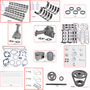 Enginetech RCF351WB Engine Rebuild Kit for 1972-1976 Ford 351 5.8L V8 Standard Bore (4.000")