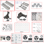 Enginetech RCF302LP Engine Rebuild Kit for 1987-1990 Ford 302 5.0L V8 .060" Over Bore (4.060")