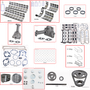 Enginetech RCF351WCP Engine Rebuild Kit for 1977-1983 Ford 351 5.8L V8 .060" Over Bore (4.060")