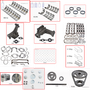 Enginetech RCF302CP Engine Rebuild Kit for 1977-1983 Ford 302 5.0L V8 .030" Over Bore (4.030")