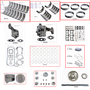 Enginetech RCF460BP Engine Rebuild Kit for 1988-1992 Ford 460 7.5L V8 .030" Over Bore (4.390")