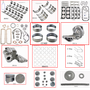 Enginetech RCIS2.8AP Engine Rebuild Kit for 1990-1991 Isuzu 2.8L V6 .030" Over Bore (3.535")