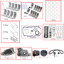 Enginetech RCJ148P Engine Rebuild Kit for 2003-2006 Jeep 148 2.4L 4-Cyl .020" Over Bore (3.465")