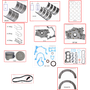 Enginetech RCGM1.0P Engine Rebuild Kit for 1989-1993 Geo 1.0L 3-Cyl .020" Over Bore (2.935")