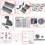 Enginetech RCF360 Engine Rebuild Kit for 1968-1973 Ford 360 5.9L V8 .060" Over Bore (4.110")