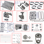 Enginetech RCF460 Engine Rebuild Kit for 1972-1978 Ford 460 7.5L V8 .040" Over Bore (4.400")