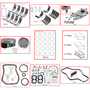 Enginetech RCSB2.5P Engine Rebuild Kit for 1999-2005 Subaru 2.5L 4-Cyl Standard Bore (3.915")