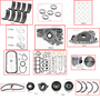 Enginetech RCKI2.0P Engine Rebuild Kit for 1995-2002 Kia 2.0L 4-Cyl .020" Over Bore (3.405")