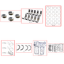 Enginetech RMAU1.8P Engine ReMain Kit for 2000-2006 Audi 1.8L 4-Cyl Standard Bore (3.190")