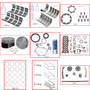 Enginetech RCS116P Engine Rebuild Kit for 1991-1998 Saturn 116 1.9L 4-Cyl .040" Over Bore (3.270")