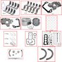 Enginetech RCTO1.8P Engine Rebuild Kit for 1998-1999 Toyota 1.8L 4-Cyl .020" Over Bore (3.130")