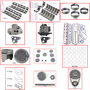 Enginetech RCJ258B Engine Rebuild Kit for 1981-1981 Jeep 258 4.2L V6 .030" Over Bore (3.780")