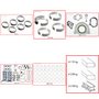 Enginetech RMC217P Engine ReMain Kit for 2007-2008 Saturn 217 3.6L V6 .020" Over Bore (3.720")