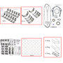 Enginetech RMC207FP Engine ReMain Kit for 2004-2005 Chevy 207 3.4L V6 .030" Over Bore (3.650")